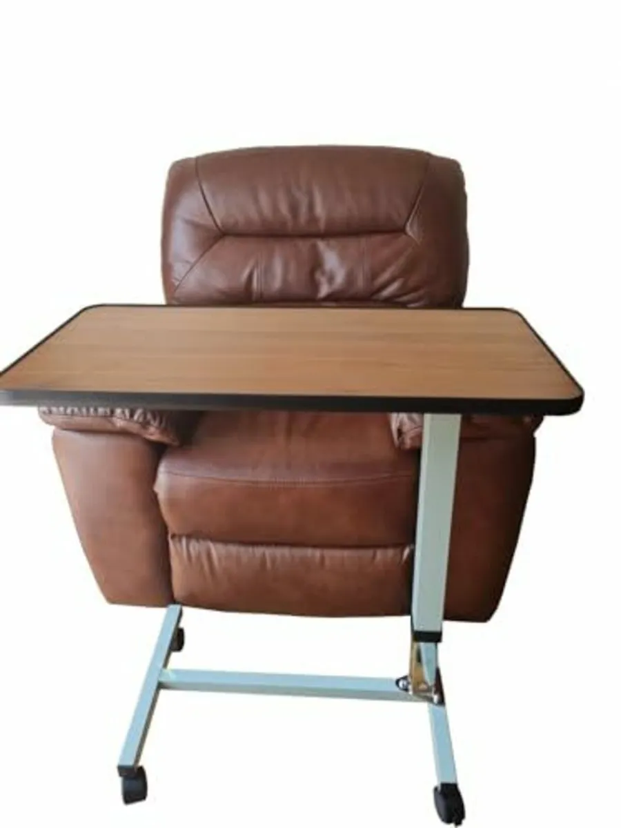 Adjustable hospital-style over-bed table - Image 1