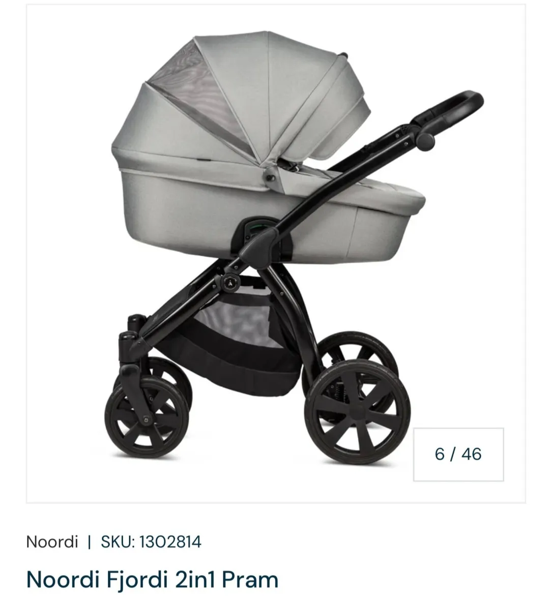 Noordi Fjordi 2 in 1 Pram - Image 2