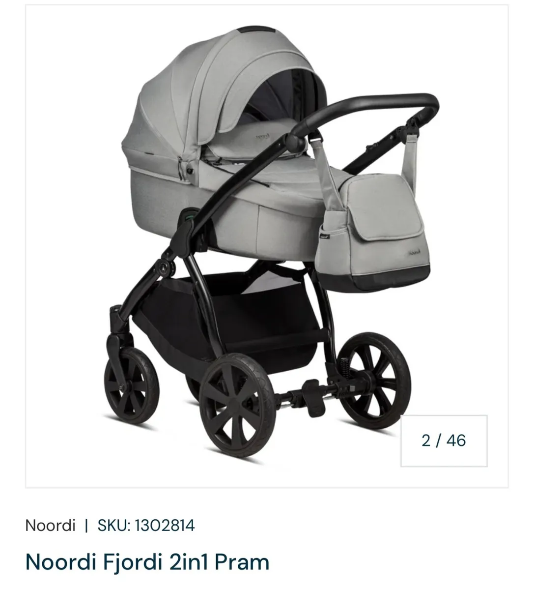 Noordi Fjordi 2 in 1 Pram - Image 3