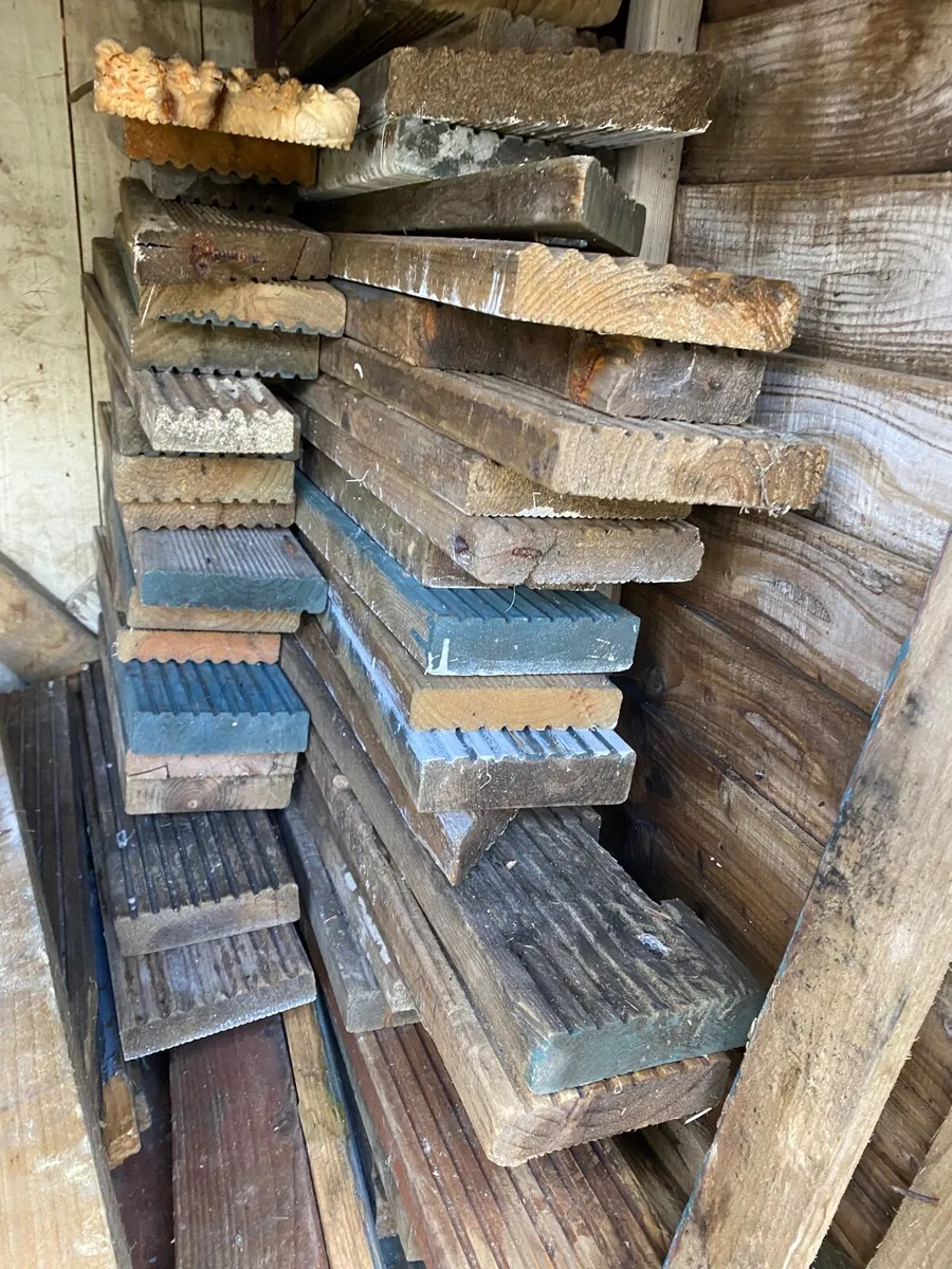 FREE USED TIMBER DECKING . Co Donegal - Image 3