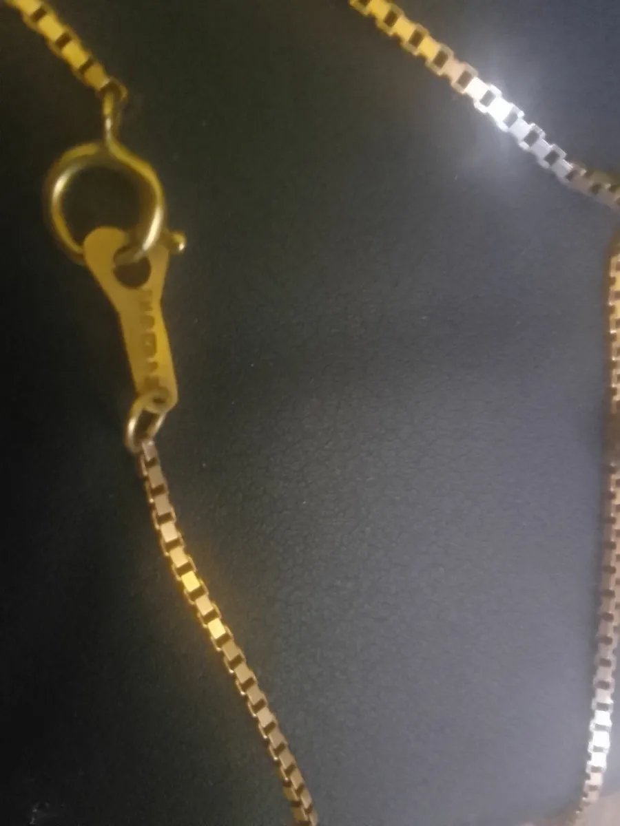 VICTORIAN 9ct ROSE GOLD STRONG 3,47g BOX CHAIN 17" - Image 2