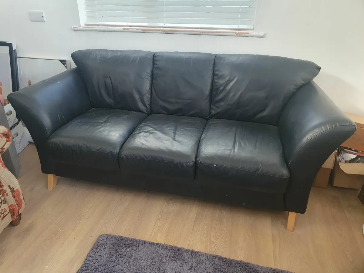 Leather Sofa - Image 1