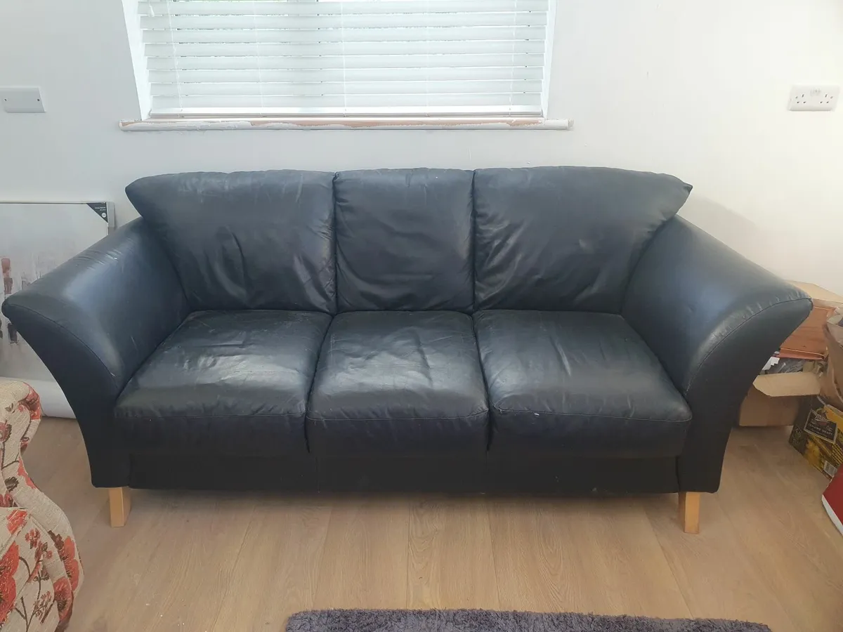 Leather Sofa - Image 2