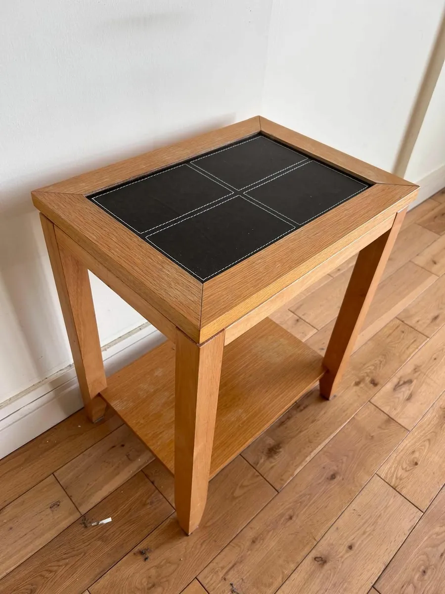 Free to go : Modern Oak Dining+Coffee table with 4 - Image 3