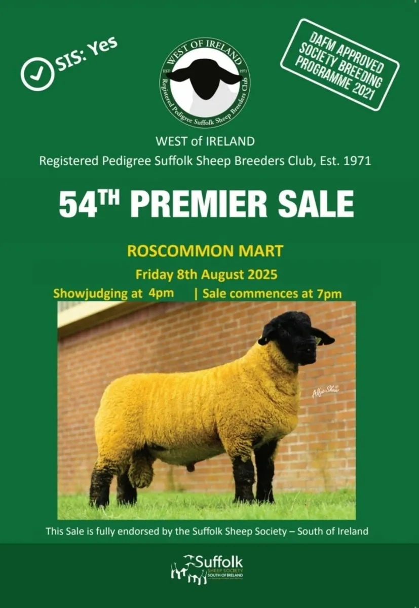 SUFFOLK PREMIER SALE