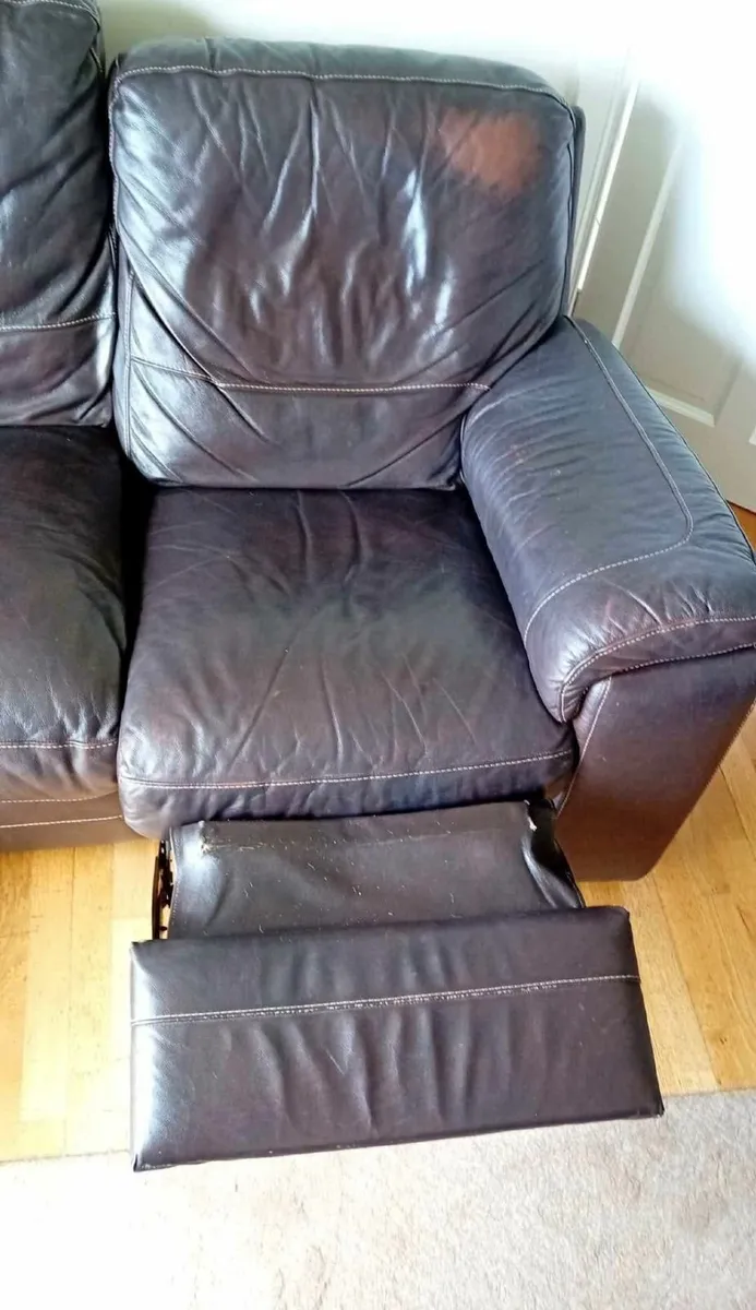 Leather suite of Furniture. - Image 4