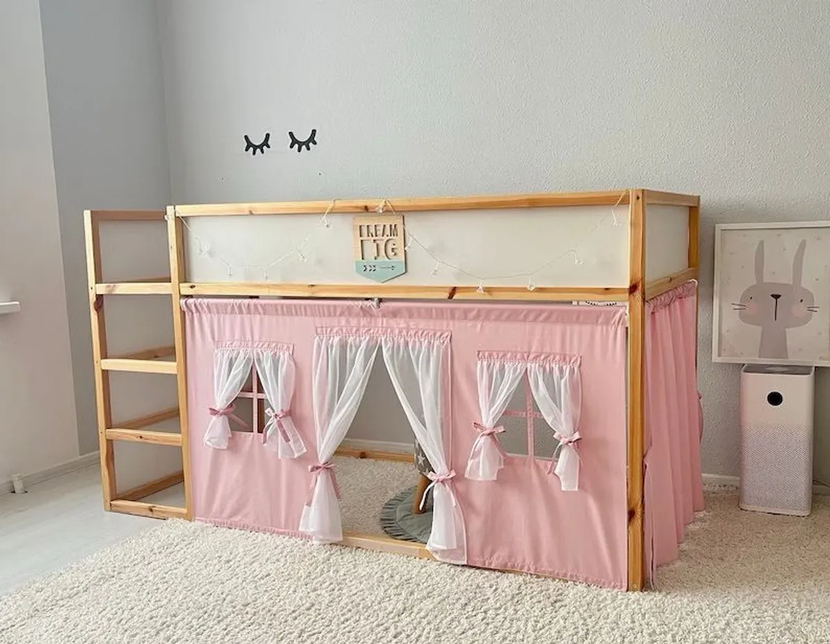 ikea kura bed curtains - Image 1