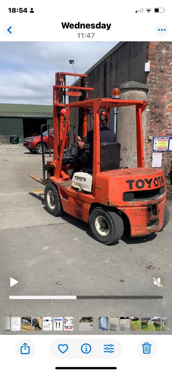 2.5 ton  Toyota 0892236661 diesel forklift - Image 4