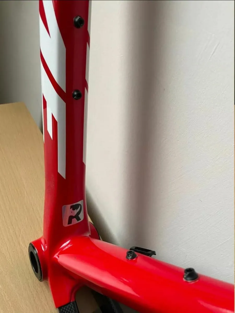 Red TIME SCYLON Carbon Frameset Seat Tube - Image 2
