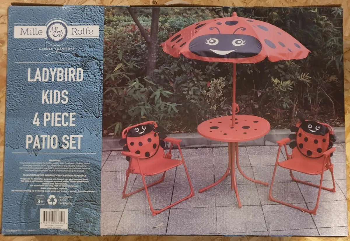 Kids 4 Piece Patio set