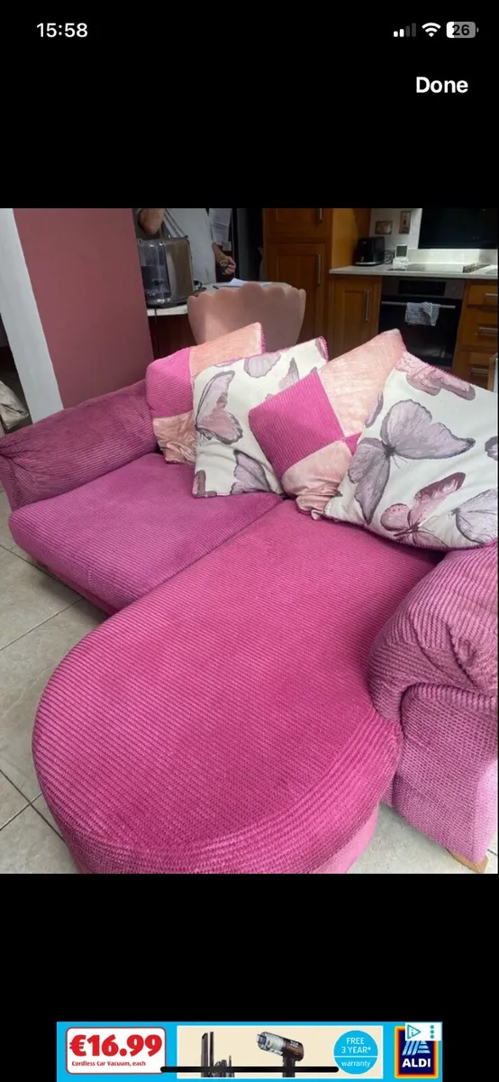 Couch with lounger - Image 3
