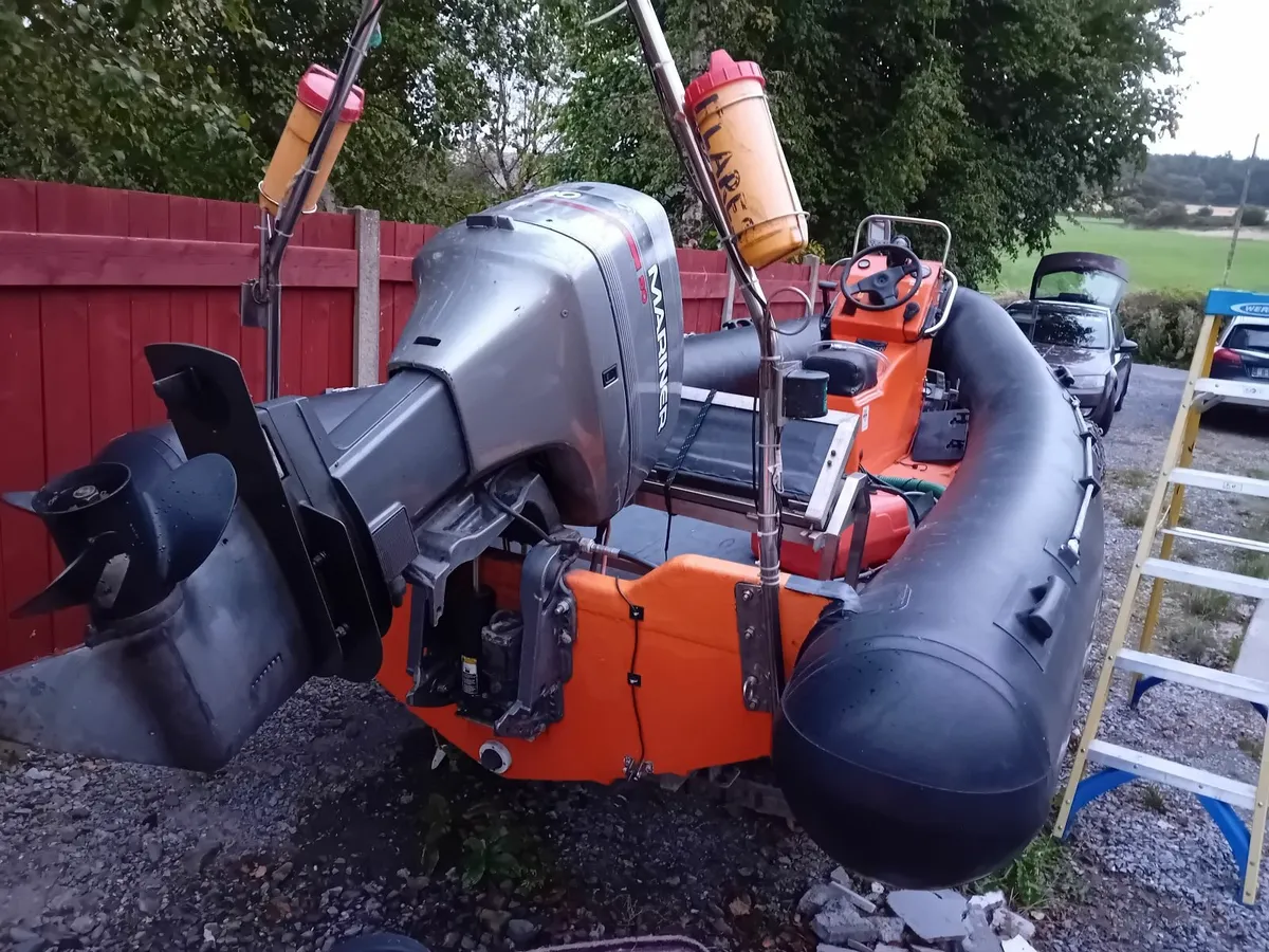 An Ex RNLI  RIB - Image 1
