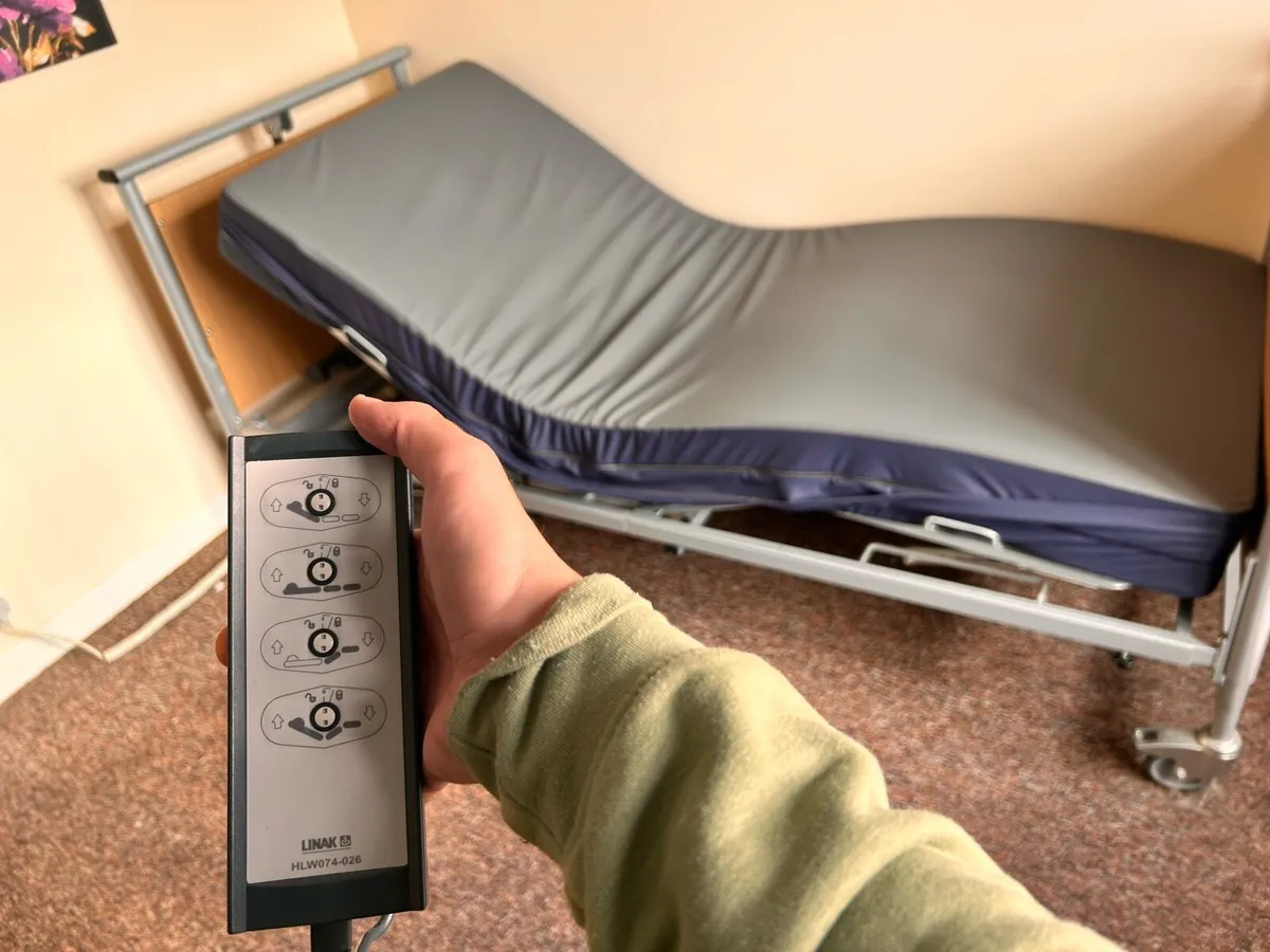 Electric Adjustable Care Bed with Remote - Image 3