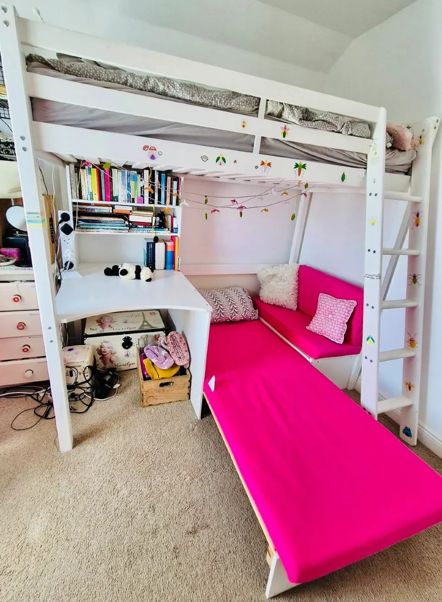 Loft  Bed Desk Combo - Image 2