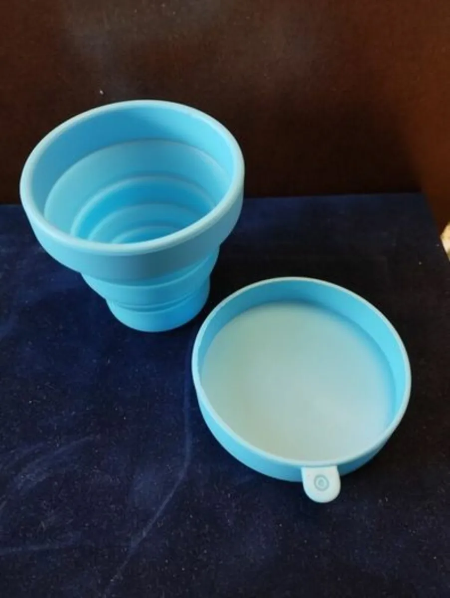 Pocket Cup with lid - Telescopic Collapsible cup - Image 1