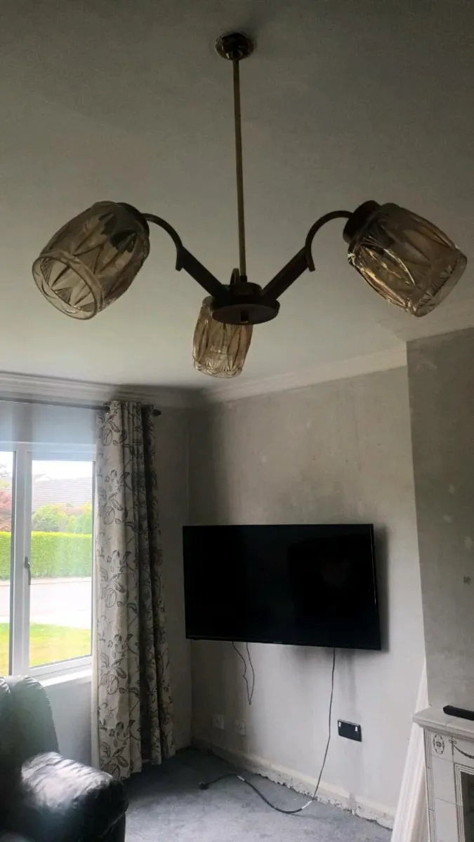 1960s retro ceiling light - Image 2