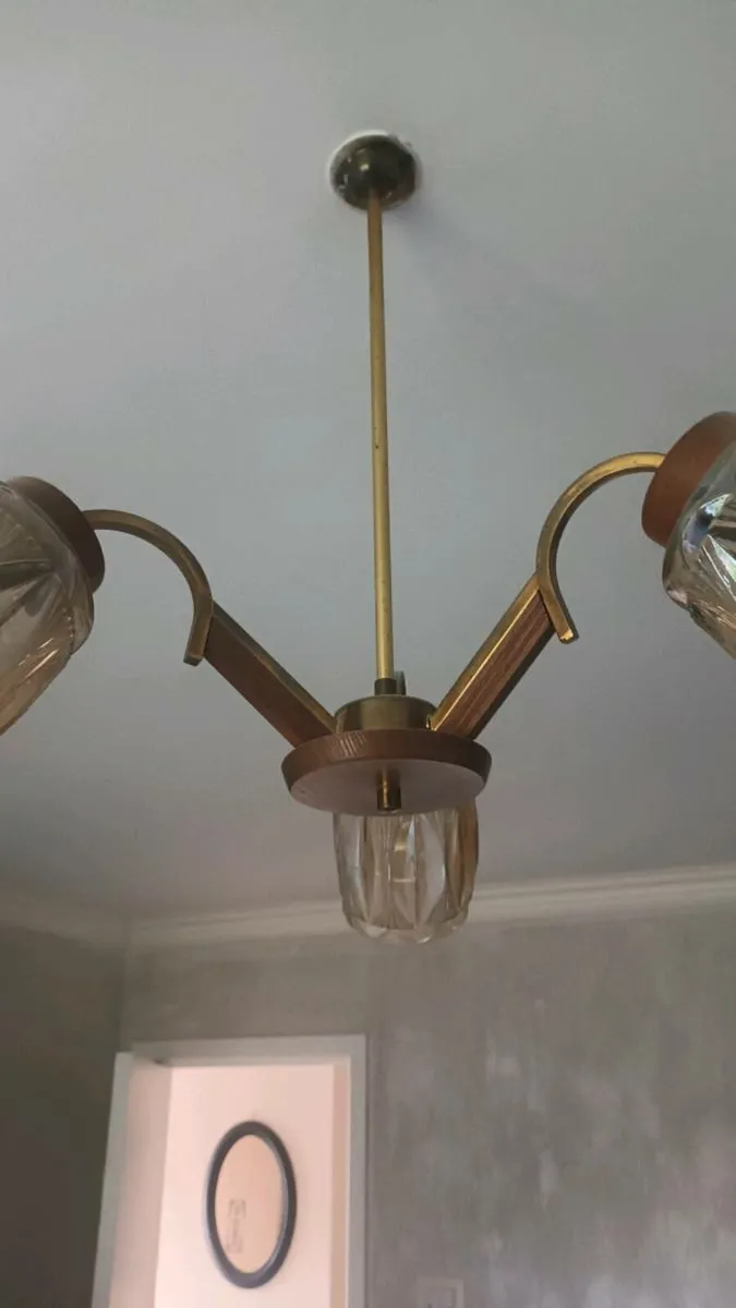 1960s retro ceiling light - Image 4
