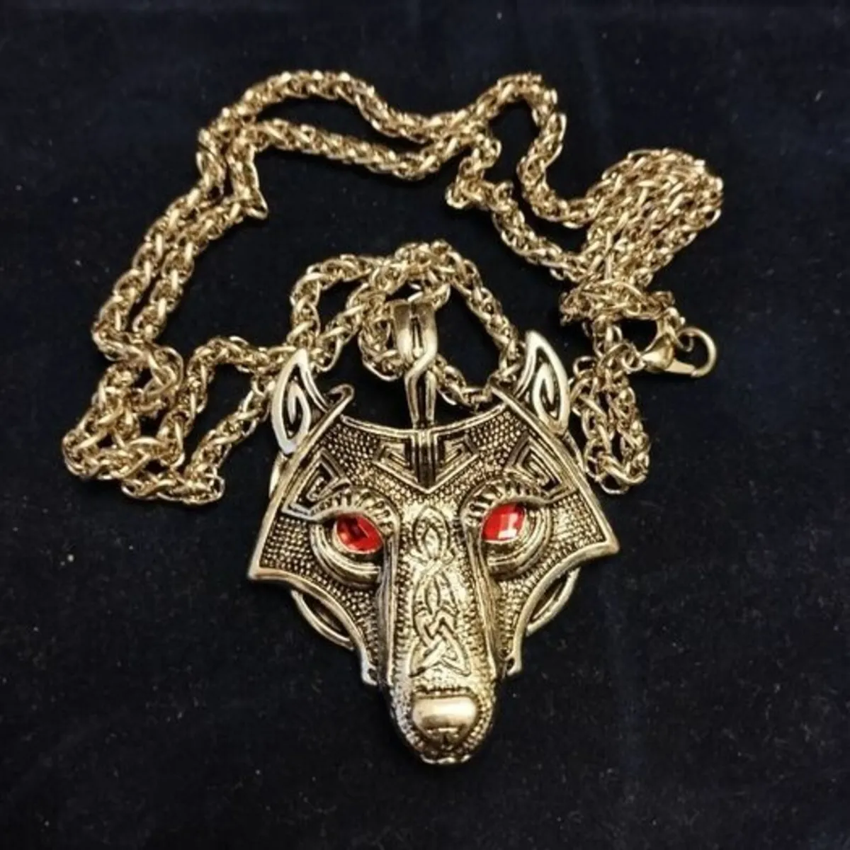 Vikings Pendant Wolf Head - Image 1