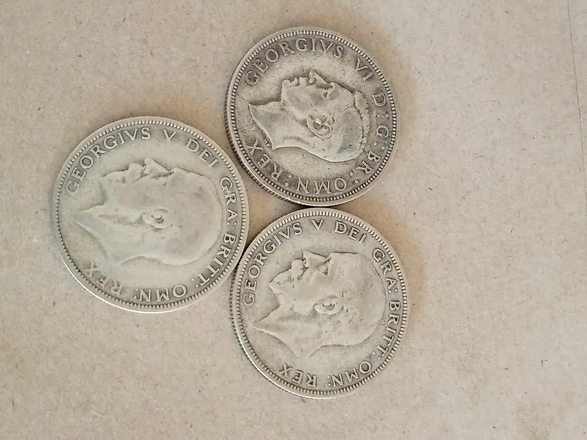 British half crowns silver - Image 2