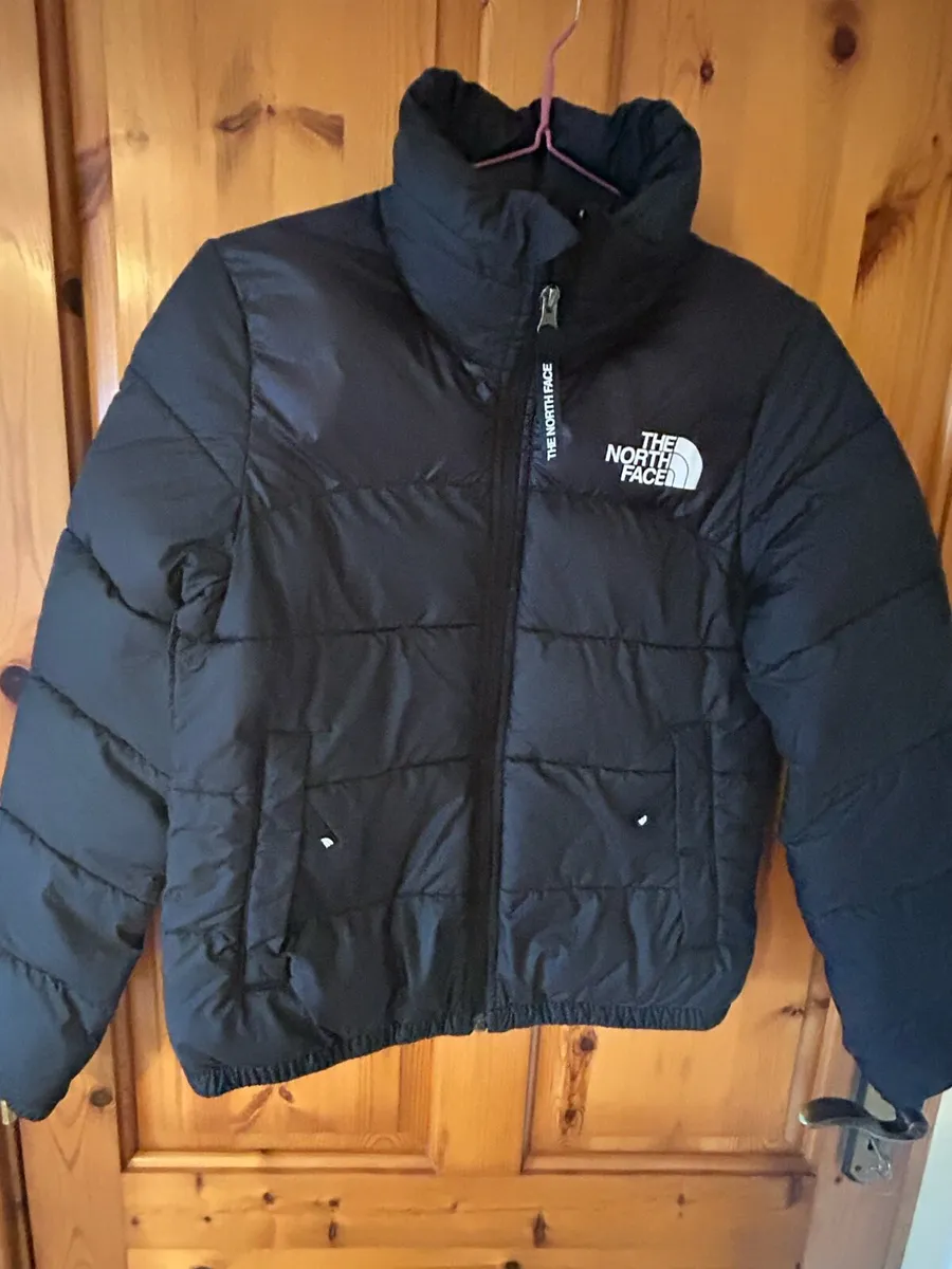 Girls Black North Face Jacket - Image 1