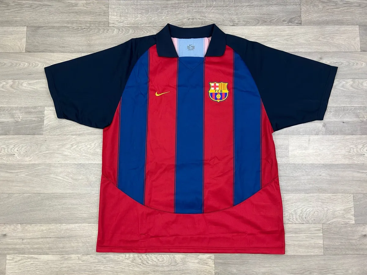 Genuine Vintage 2003 Nike Barcelona Home Jersey - Image 1