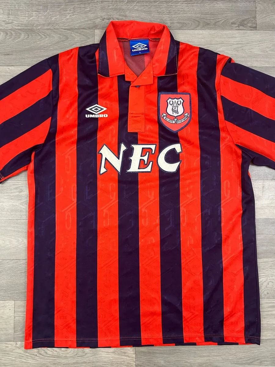 Genuine Vintage 1992 Umbro Everton Liverpool Shirt - Image 2