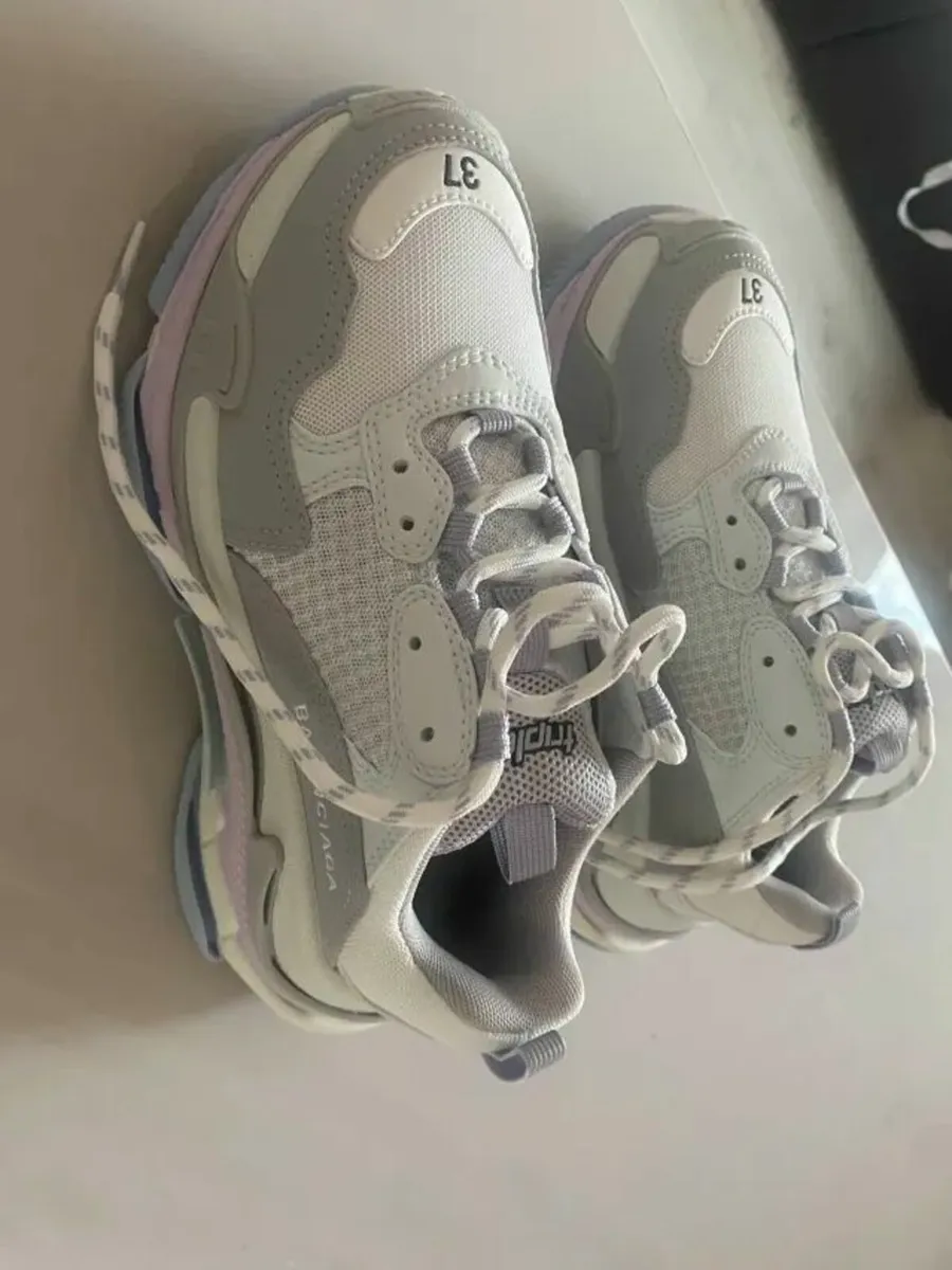 Balenciaga Triple S Homme violet top - Image 2