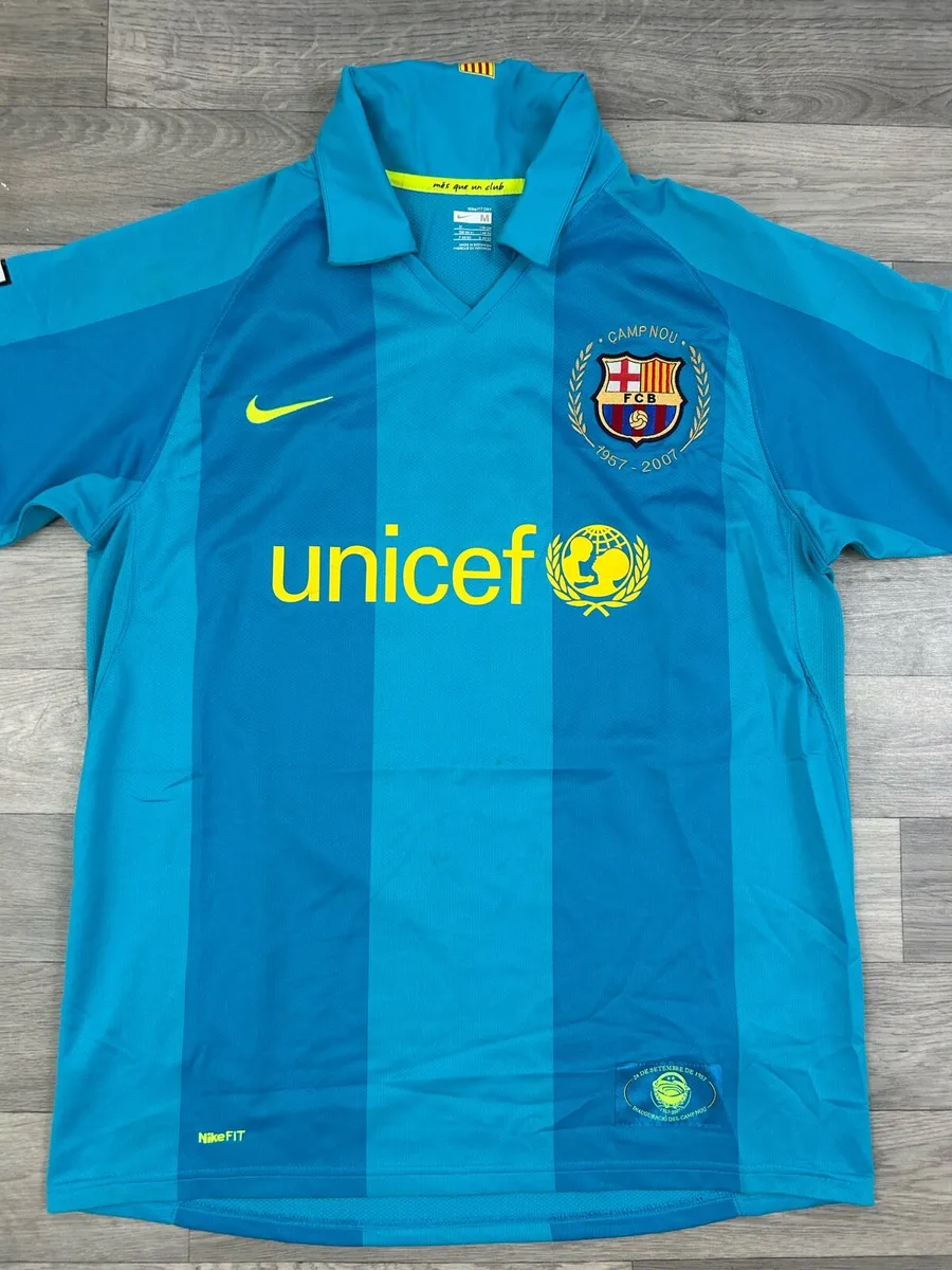 Vintage 2007 Nike Barcelona Camp Nou Away Jersey - Image 2