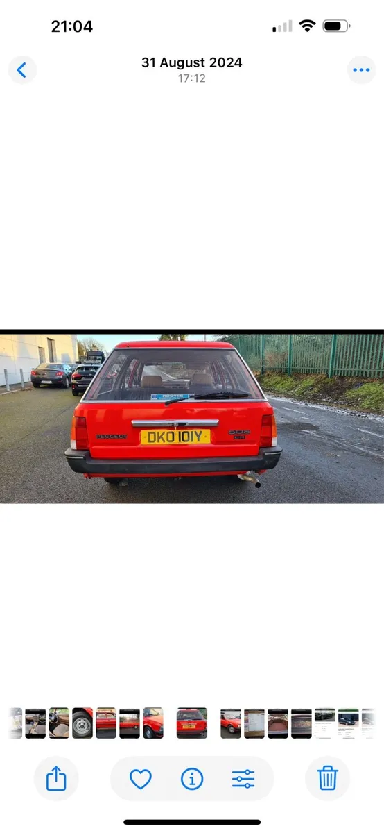 1981 Peugeot 505 GR Estate low miles / original - Image 4