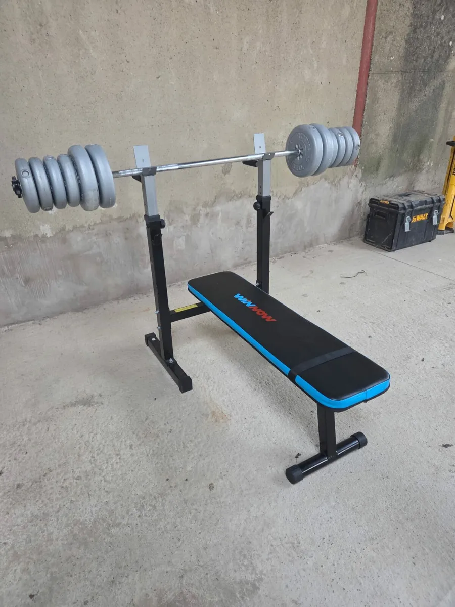 Weight Bench and weights - Image 1