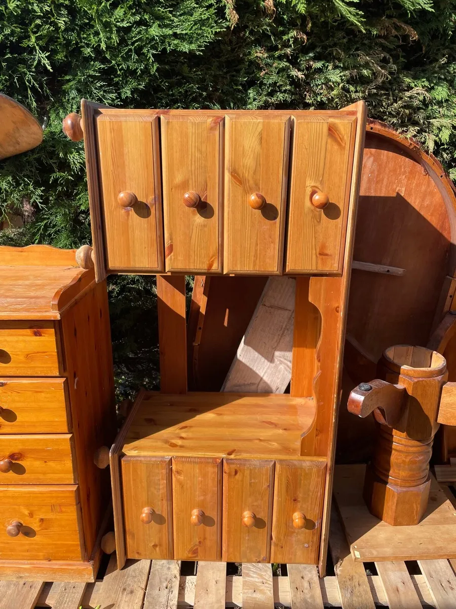 Chest and desk solid wood furniture - Image 2