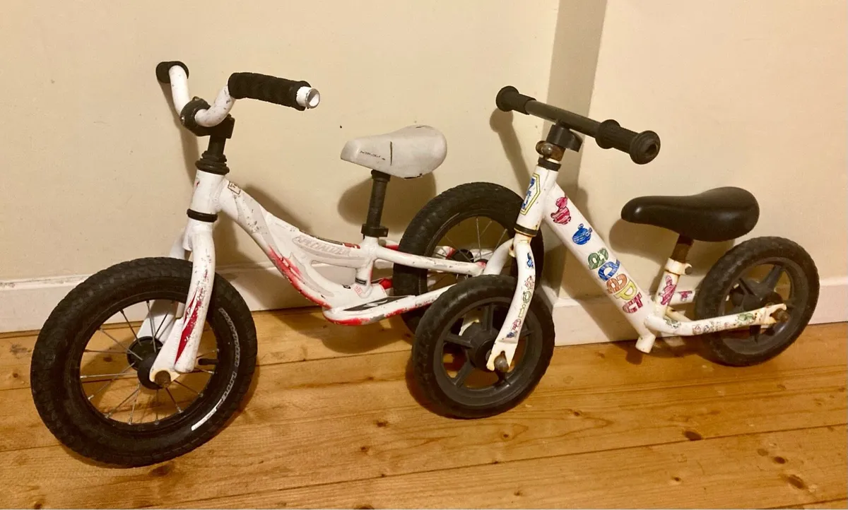 Pair Of Kids Balance Bikes - Image 1