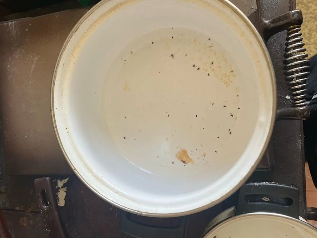 Vintage enamel saucepans 70's - Image 3