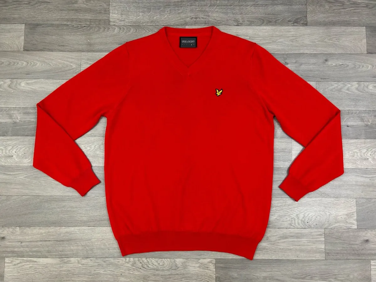 Lyle & Scott Merino Wool Blend Golf Jumper Mens XL - Image 1