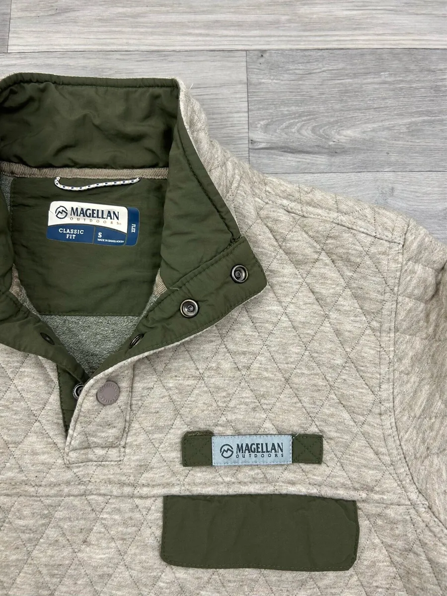 Magellan Outdoors Quilted Half Button Jumper - Image 4