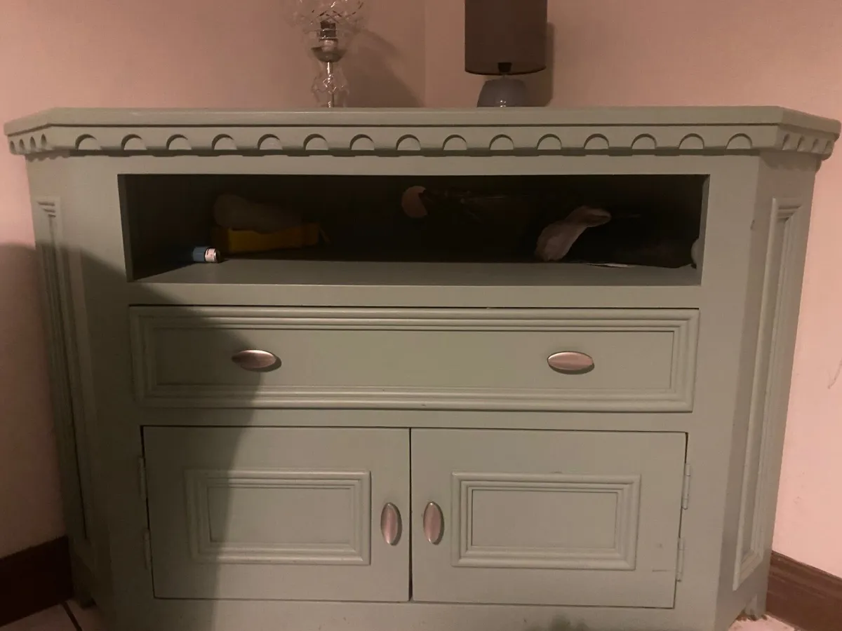 Painted Kitchen dresser and corner tv unit - Image 1