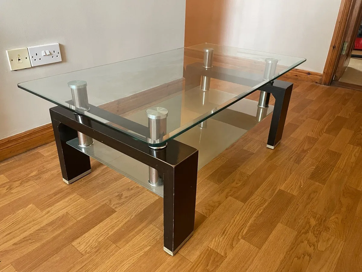 Glass Coffee table - Image 3