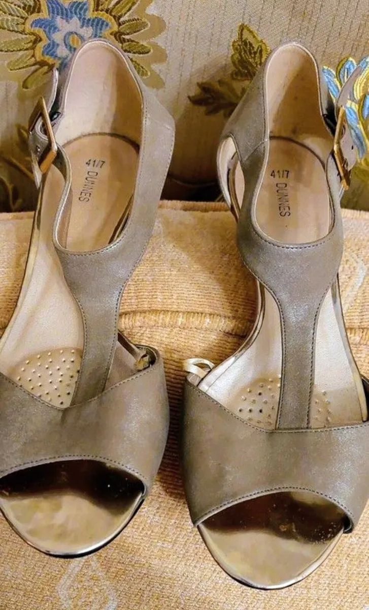 Nude sandals. Really dressy. - Image 2
