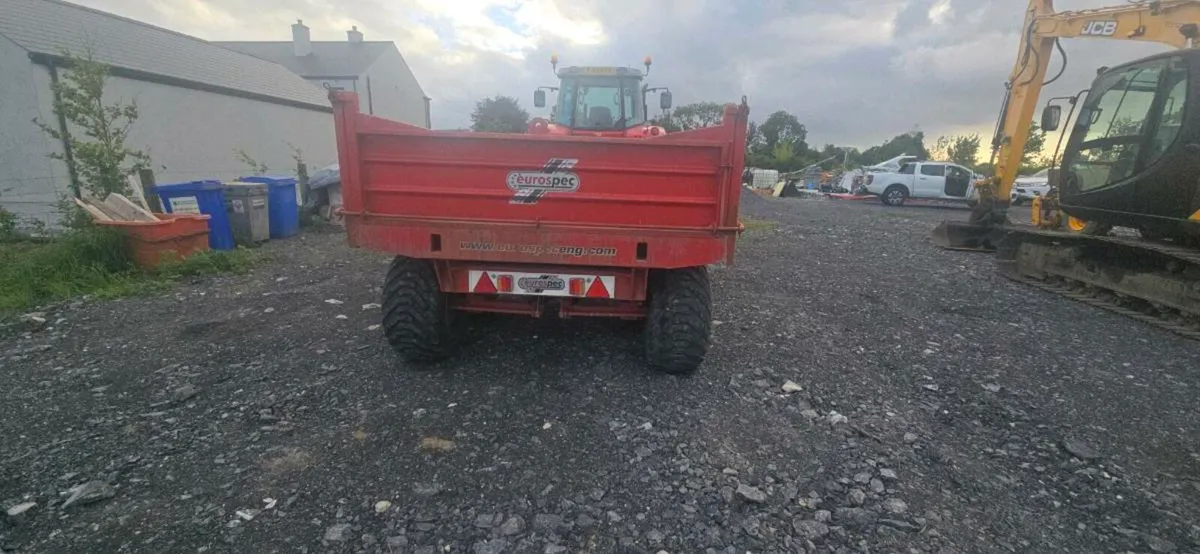 14 tonne eurospec dropside tipping trailer - Image 4