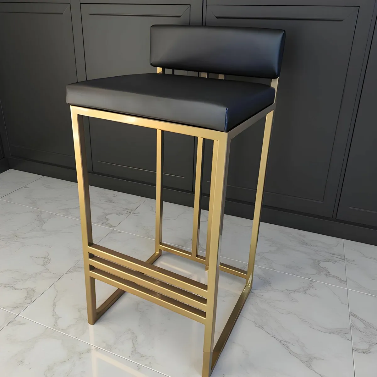 Luxury Irish Gold Bar Stool made on Request - Image 3