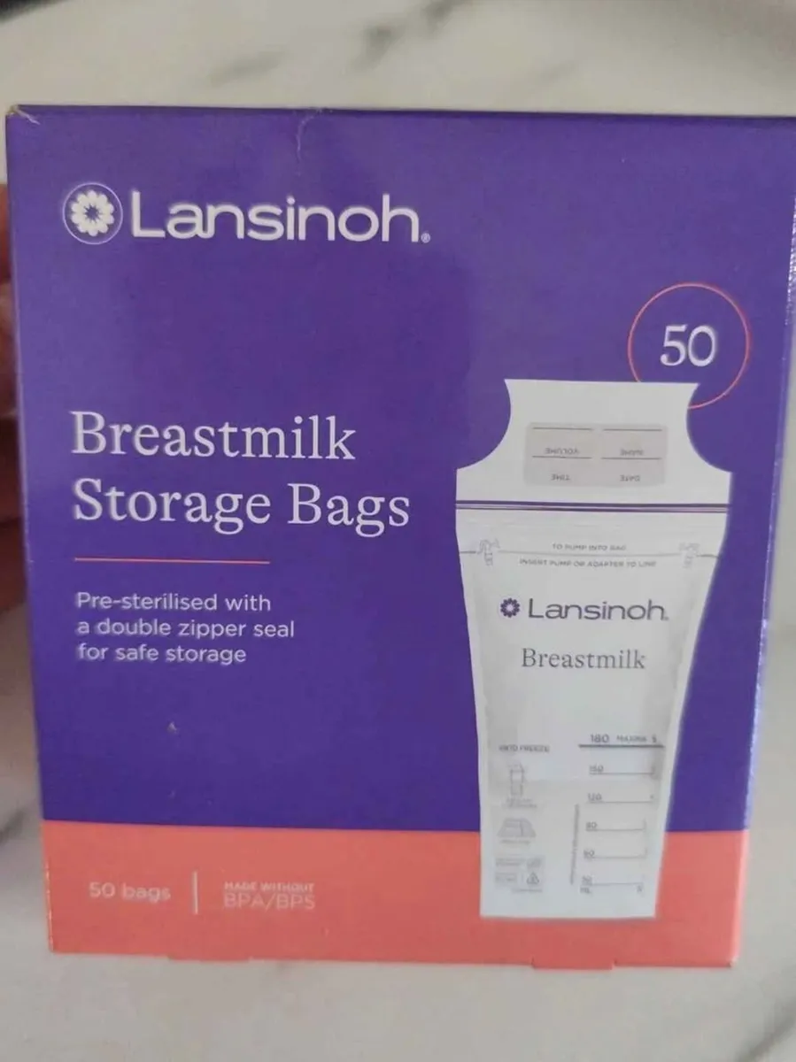 Breastmilk storage bags
