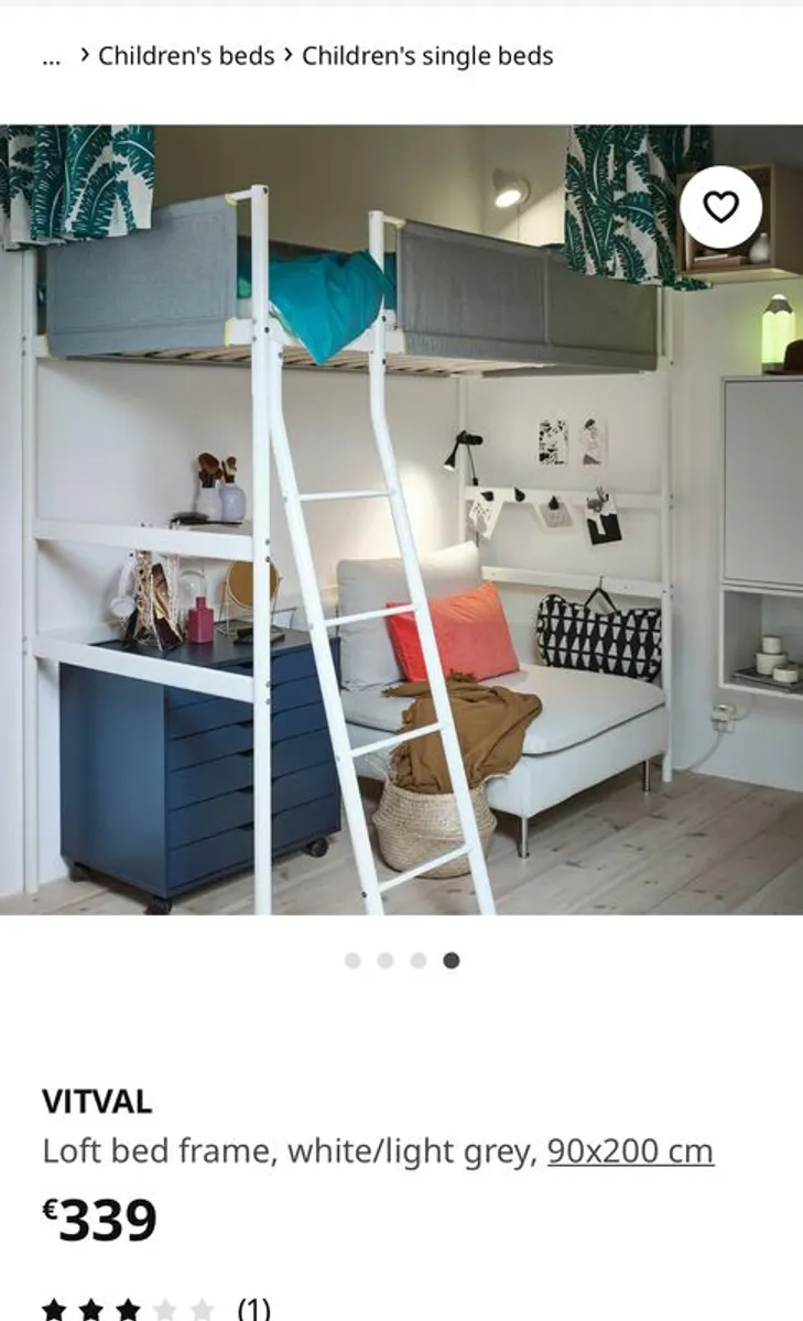 Bunk bed high sleeper. - Image 1