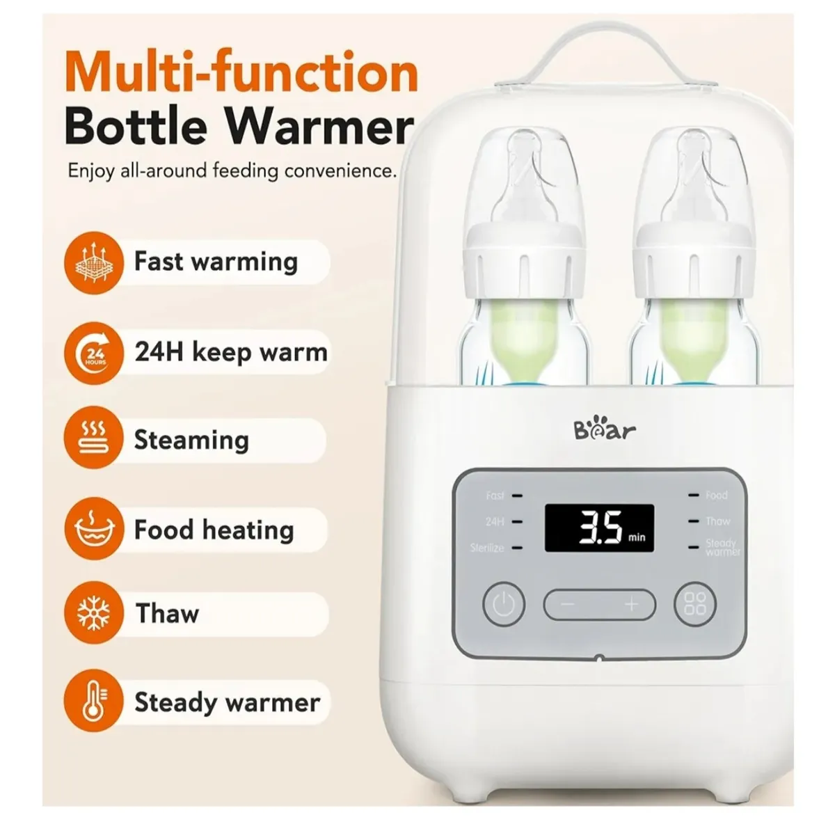 Bottle warmer and steriliser - Image 1