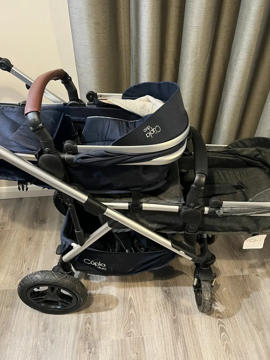 Baby Elegance Cupla Duo Twin & Car Seats - Image 2