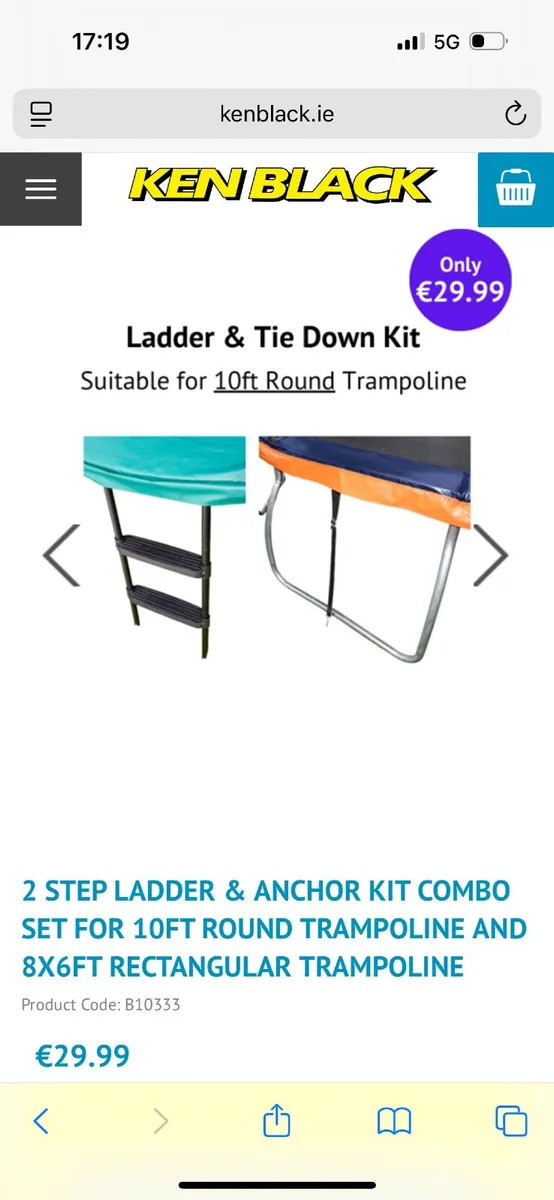 Brand new, still in box 10ft Trampoline - Image 1