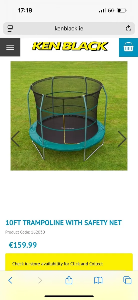 Brand new, still in box 10ft Trampoline - Image 2