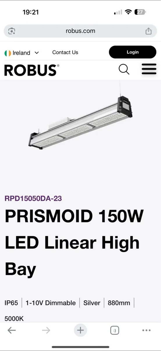 High bay lighting - Robus