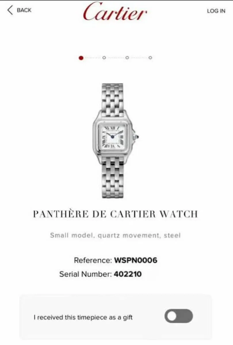 wristwatch cartie panther 22mm - Image 4