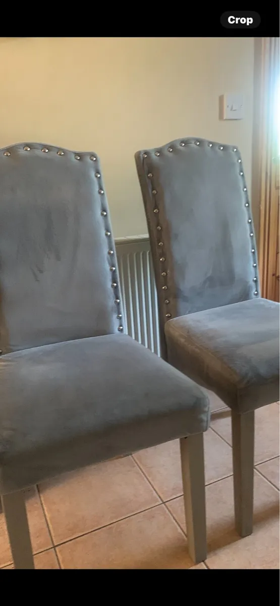 6 beautiful grey chairs gorey area - Image 2