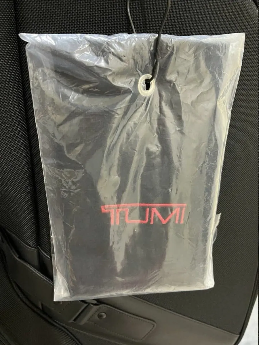 TUMI ALPHA 3 GOLF BAG BALLISTIC NYLON BLACK 5-SLOT - Image 2